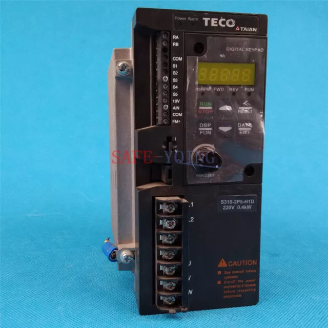 1PCS Taian Inverter S310-2P5-H1D 0.5HP/0.4KW Used