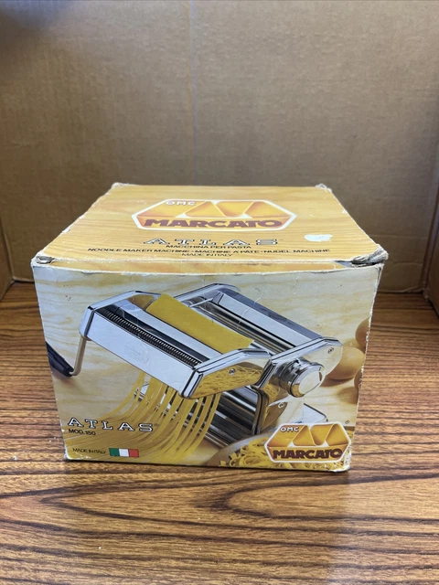 Marcato Atlas Pasta Noodle Maker Machine Hand Crank Turn Model 150 Made In Italy Marcato Atlas Pasta Noodle Maker Machine Hand Crank Turn Model 150 Made In Italy