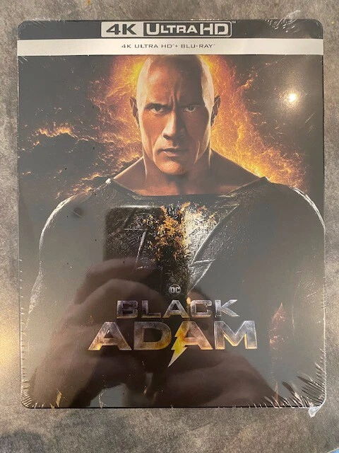 BLACK ADAM - Dwayne Johnson - Steelbook Collector - 4K Ultra Hd Blu Ray