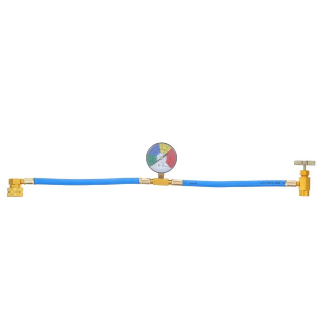 Tubo Di Ricarica R134a Per Auto - Con Manometro, Valvola Di Sicurezza, Per Condizionatori Auto E Domestici - Foto 9