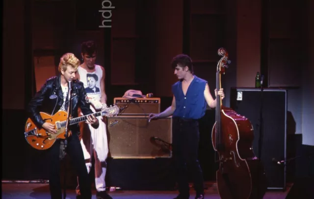 STRAY CATS Brian Setzer 35mm Slide 1983 ORIGINAL 6117