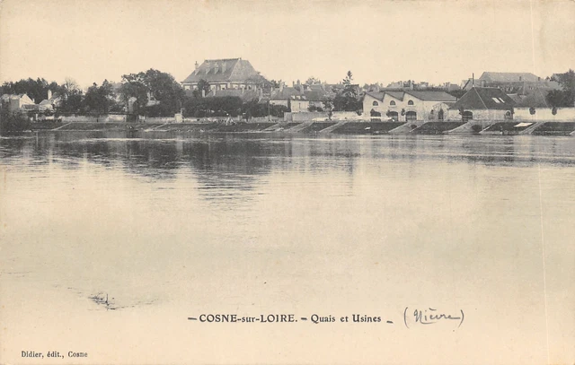 58-Cosne Sur Loire-Quais Et Usines-N 6010-B/0199