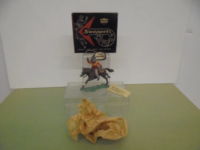 Figurine Britains - Cowboy à Cheval (SOWPPETS) - Occasion - Collection Jouet Ancien
