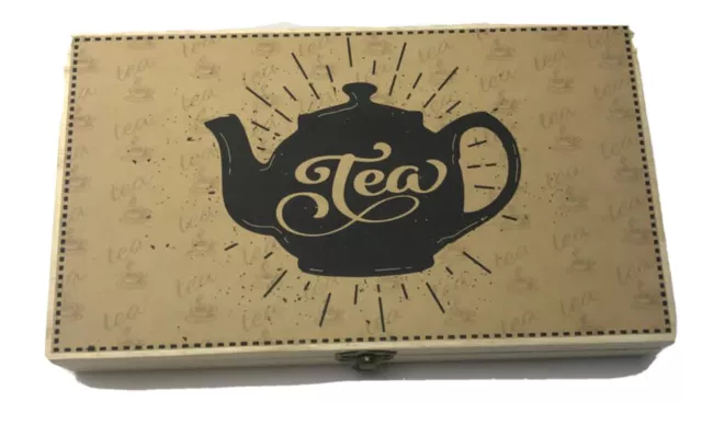 Selection Of Tea presented in a Wooden Box  - Twinnings Envelope Teas -( 32) 3