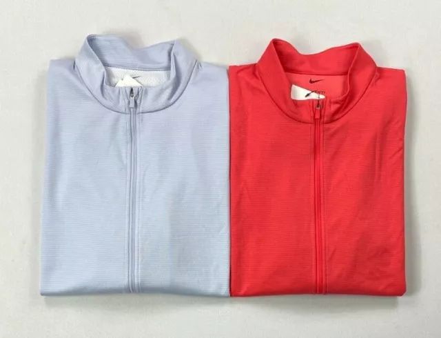Women's Nike Golf Dri-Fit UV Pin Dot Mesh Full Zip Lightweight Polyester Jacket