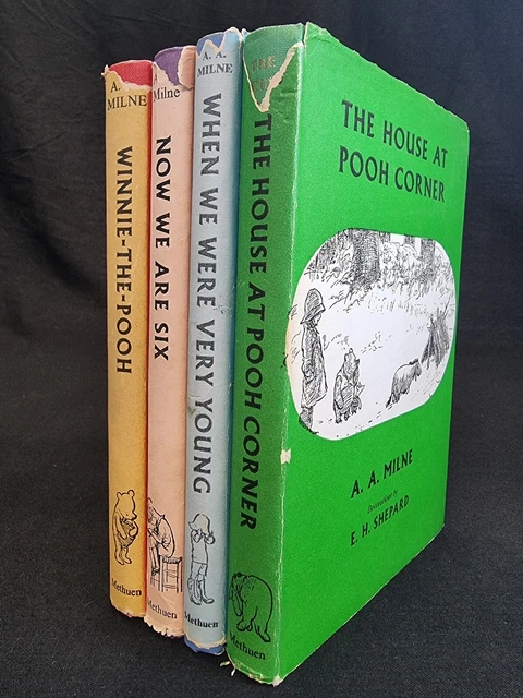 1960-63 A.A Milne 4 Vol set WINNIE THE POOH Now we are six Pooh Corner