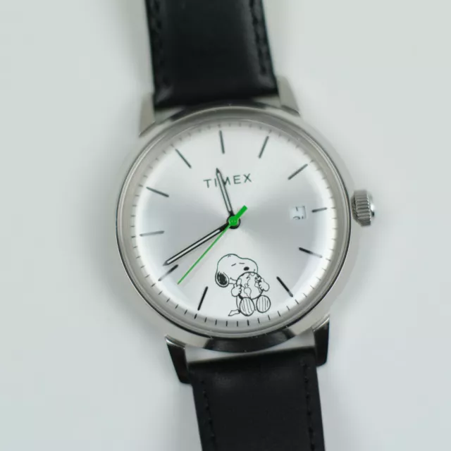 Timex Marlin Automatic X Take Care With Peanuts Snoopy 40MM -TW2V32600JR - Used