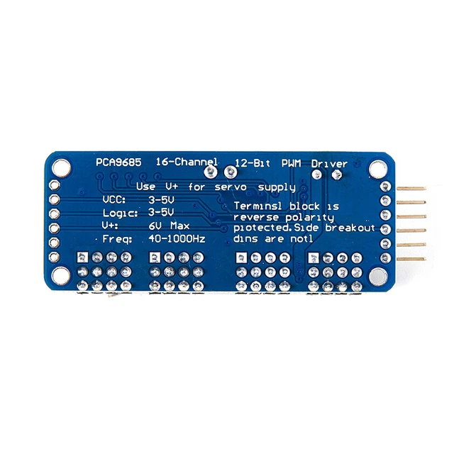 Ic Driver Module PCA9685 16 CHANNEL 12-Bit Motor Driver I2C Module Robot Servo Driver ...