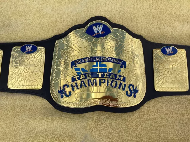 NEW WWE Smackdown Ruthless Tag Team Championship Wrestling Replica Belt 2mm Bras