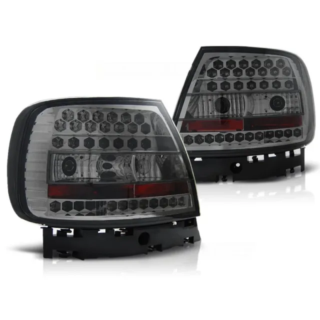 LED Rückleuchten SET Rauch Smoke passt für Audi A4 B5 Limousine ab 1994-1999