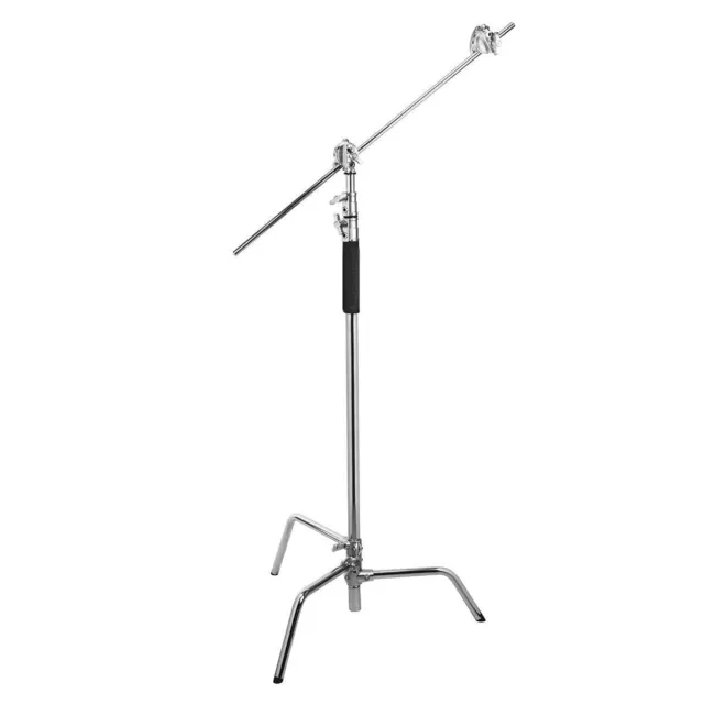 Flashpoint 10' C Light Stand on Turtle Base Kit with Two Tier Spring Loaded R...
