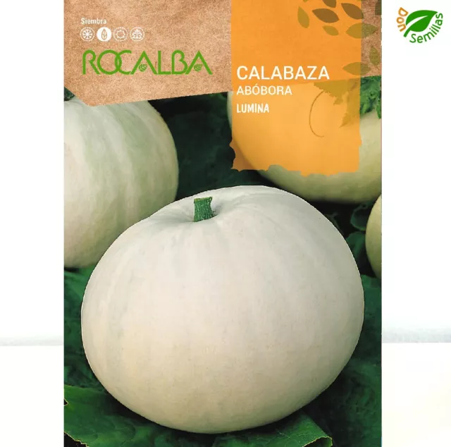 Calabaza Lumina ( 2 gr / 10 semillas aprox ) seeds