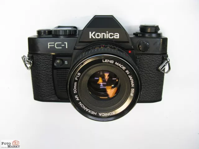 Konica FC-1 SLR Spiegelreflex-Kamera Objektiv Hexanon AR 1,7 / 50 mm lens