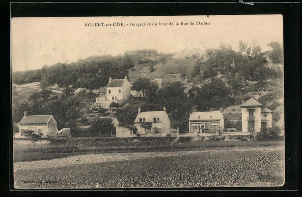 CPA Nogent-sur-Oise, Perspective du end de la Rue de l'Aubier