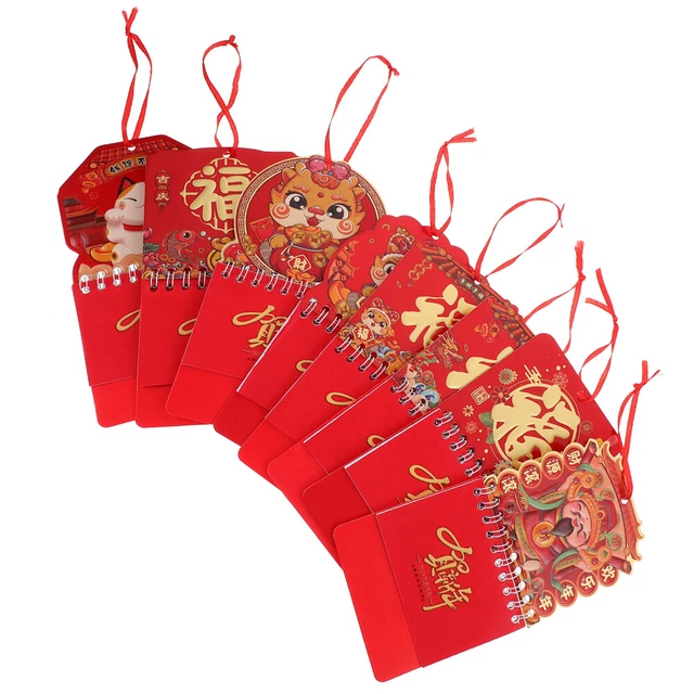 8PCS TEARABLE 2024 Calendar Mini Calendar Hanging 2024 Calendar Wall