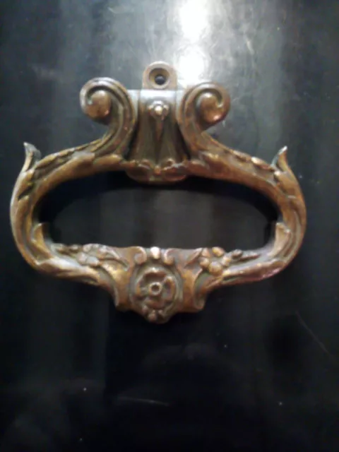 poignee en bronze de tiroir poignee de meuble ancien, ornement en bronze 