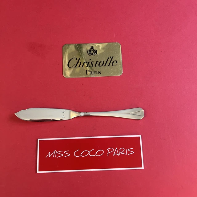 8 Cuillères à Dessert Christofle Atlantide - Métal Argenté, 17cm, Neuves Sous Blister