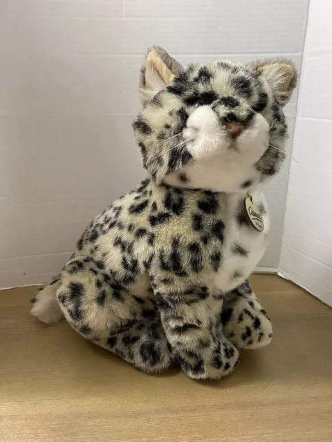 Vintage 13” Dakin Classified Leopard Lynx Plush Stuffed Animal Realistic 1989