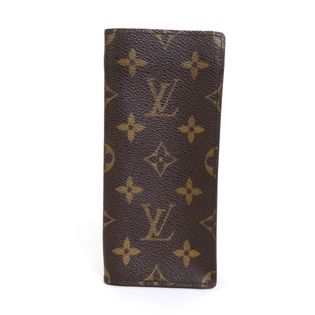 Auth LOUIS VUITTON Monogram Etui Lunettes Simple Glasses Case M62962 - e56309