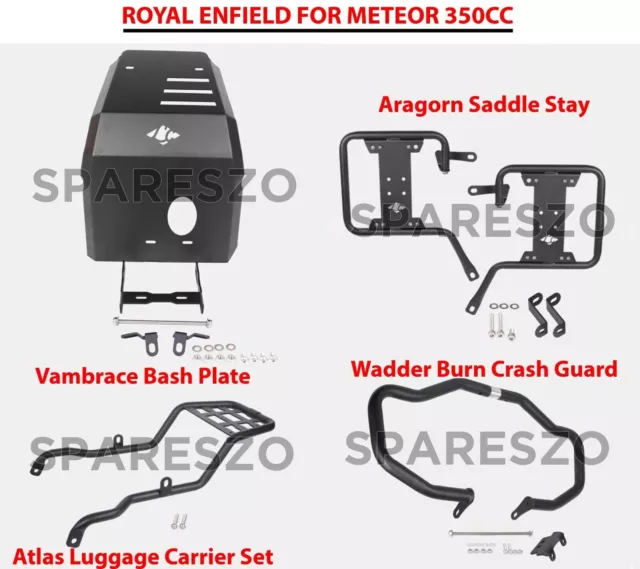 Royal Enfield Meteor 350cc "PAQUETE COMBO DE ACCESORIOS 4 piezas"/Envío exprés