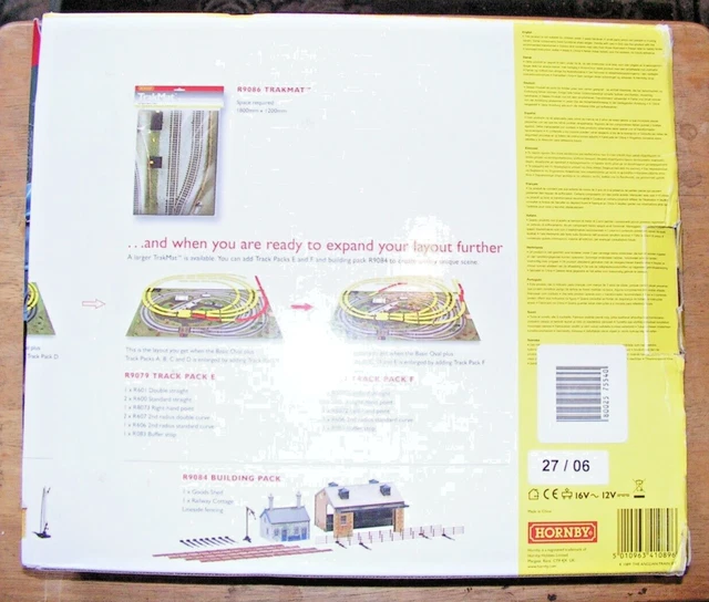 HORNBY 00 R1089 The Anglian Train Set 61525 & Two Clerestory