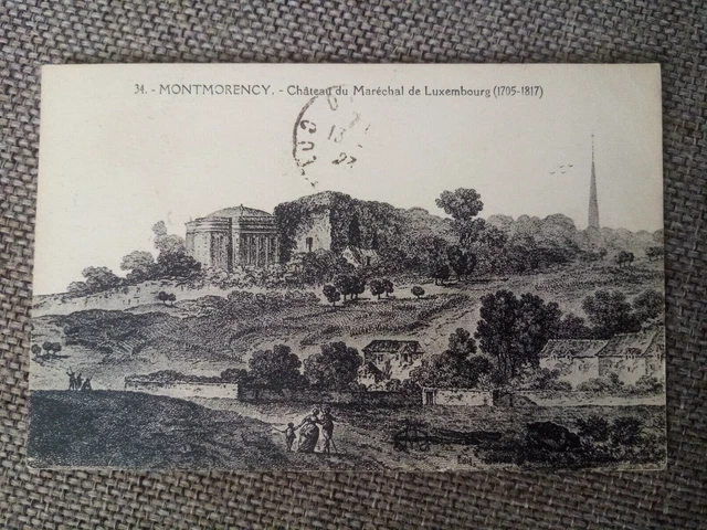 Cpa Montmorency Château Du Maréchal De Luxembourg