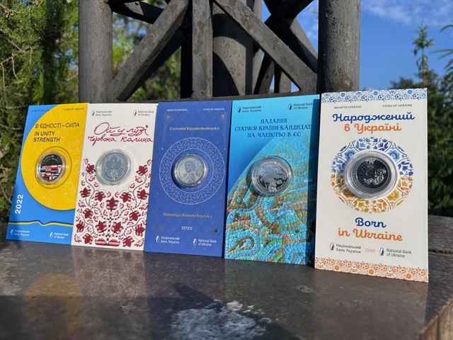 💙💛 Coin Ukraine 2022-2023 FULL SET 5pcs