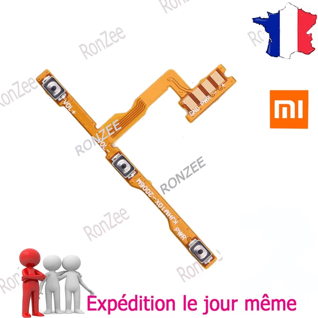 Kit Boutons Volume Et Power Pour Xiaomi Redmi Note 9 - Pack De Rechange - Neuf