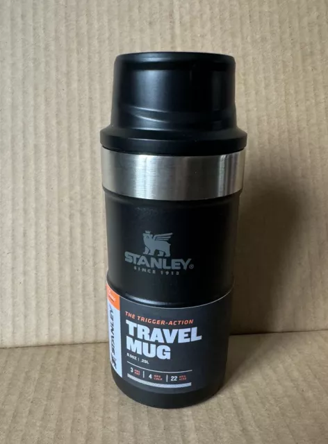 Stanley Classic Trigger Action Travel Mug 0.25L/8.5OZ  Black