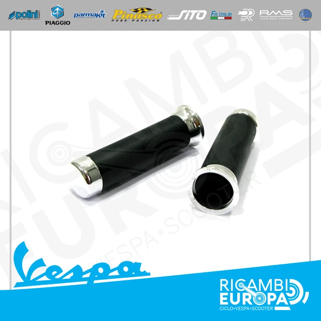 Coppia Manopole Nere Vespa Px Pe Arcobaleno 125 150 200 T5 - Motoricambi Soviero - Foto 6
