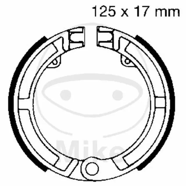 Ganasce Freno Senza Molle Ebc 737.21.88 Piaggio 50 Ape Fl 1989-1995