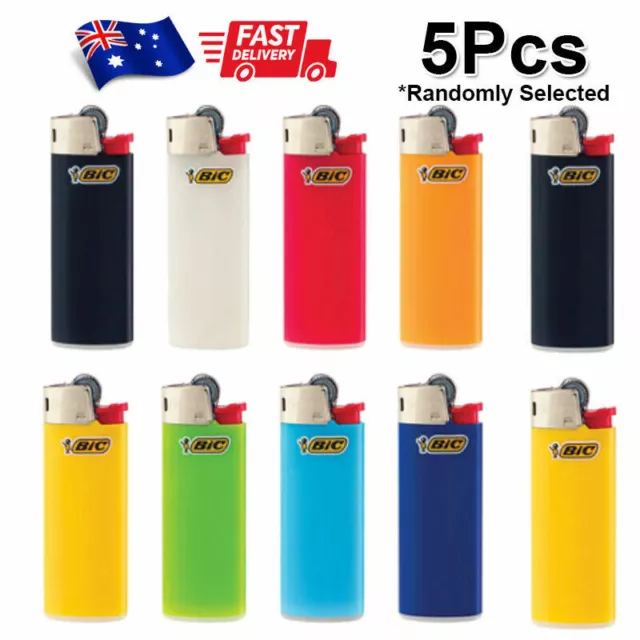 5Pcs Small BIC MINI Lighter Disposable Lighter Gas Tobacco Cigarette J25 NEW