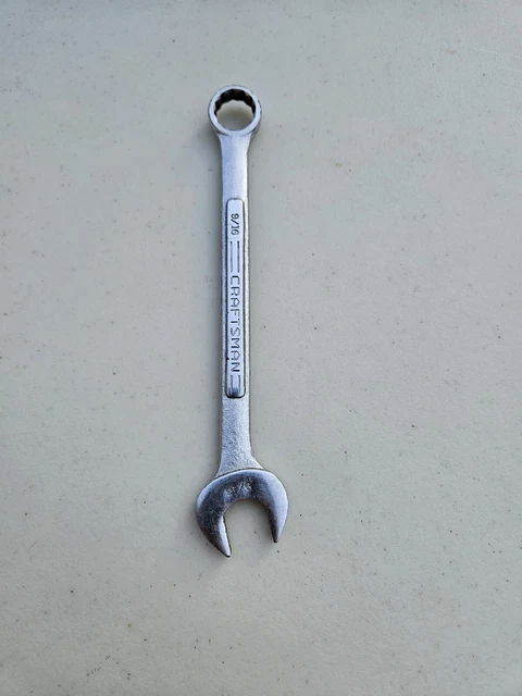 Llave combinada Craftsman 9/16" de colección serie V hecha en EE. UU.