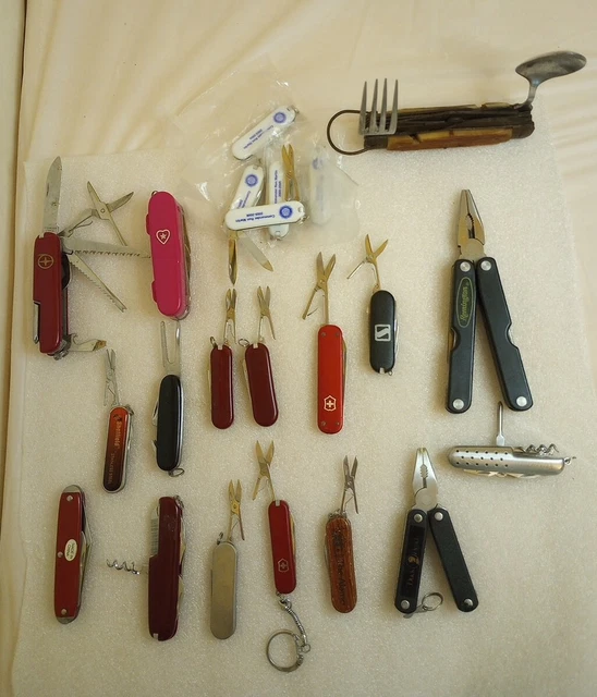 MULTI TOOL LOT 22 Used Pocket Knife Multi Tool Collection 24.00 PicClick