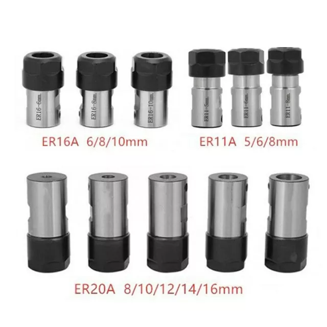 ER11 ER16 ER20 A 516 mm arbre moteur collet mandrin avec tige longue pour CNC