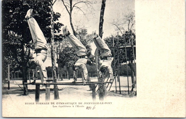 94 JOINVILLE LE PONT - ecole de gymnastique, les equilibres