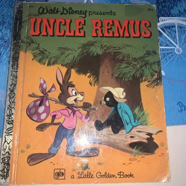 UNCLE REMUS vintage children's~Little Golden Book~25prnt 1973