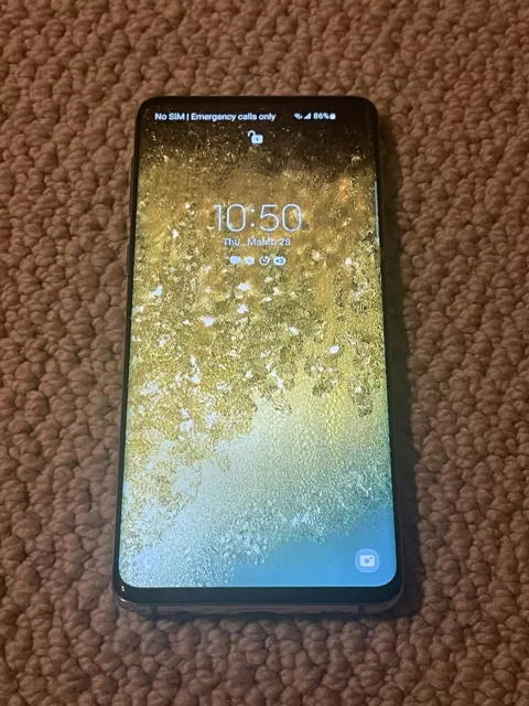 - *UNLOCKED* Samsung Galaxy S10 (SM-G973W) - 128GB - CRACKED SCREENS