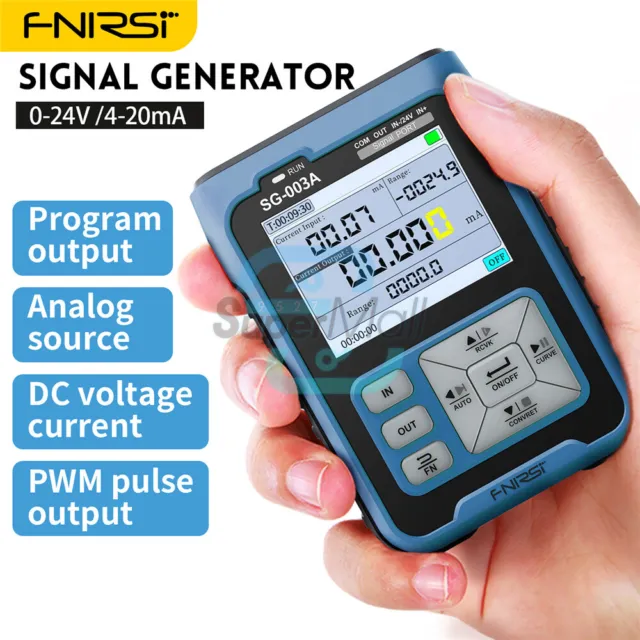FNIRSI SG-003A PWM 4-20mA Signal Generator Adjustable Current Voltage Simulator
