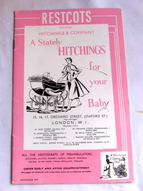 Restcots Hitchings & Company A Stately Hitchings für Ihr Baby 1950er