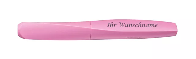 Pelikan Füllhalter mit Gravur / Füller / "Twist P457 M-Feder lila"