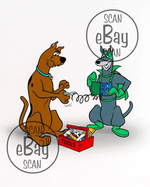 RARE! SCOOBY DOO WHERE ARE YOU! Cartoon Color TV Photo HANNA BARBERA