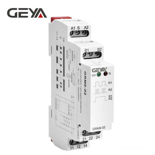 GEYA MEMORY RELAY Latching Relay Impulse Relay Electronic 16A 12V240V