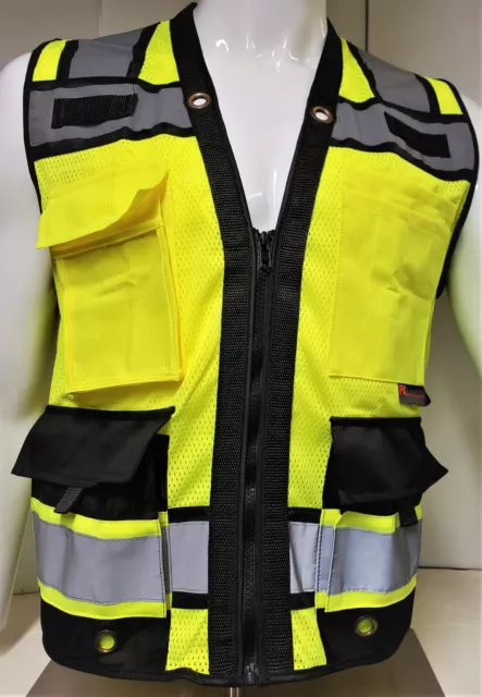 Class 2 High Visibility Reflective Safety Vest (X-Small-5XL)