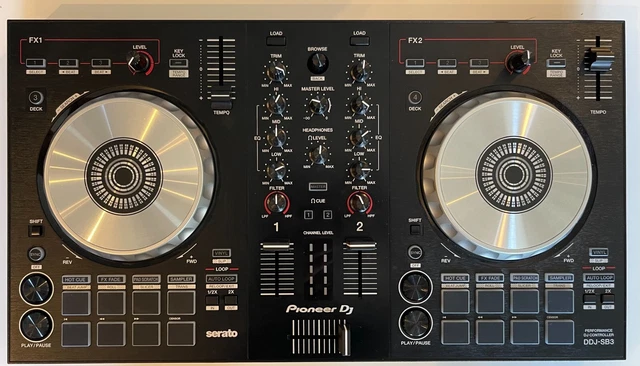 Pioneer DDJSB3 2-Channel Serato Software DJ Controller