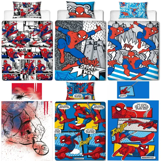 Official Marvel Spiderman Licensed Duvet Covers Single/Double Far From Home