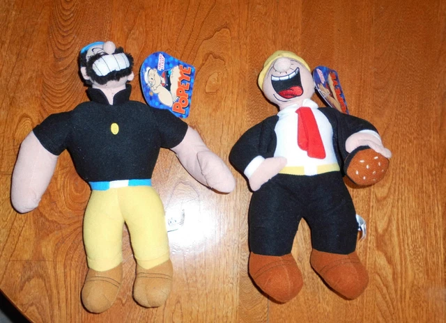 SUGARLOAF PLUSH TOYS -14 " tall BLUTO &  14" tall J. WELLINGTON WIMPY
