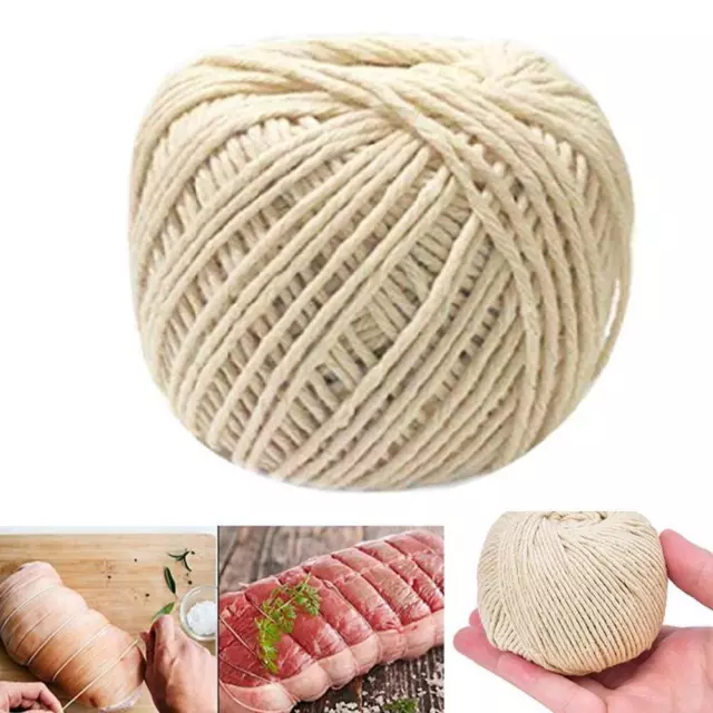 70m Cotton Thread Meat Sausage Tie Rope DrawstRings Cooking Kitchen R0 New M2O5