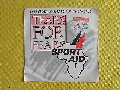 Vinyl Single: TEARS FOR FEARS - Everybody Wants To Run The World. 7 inch 45