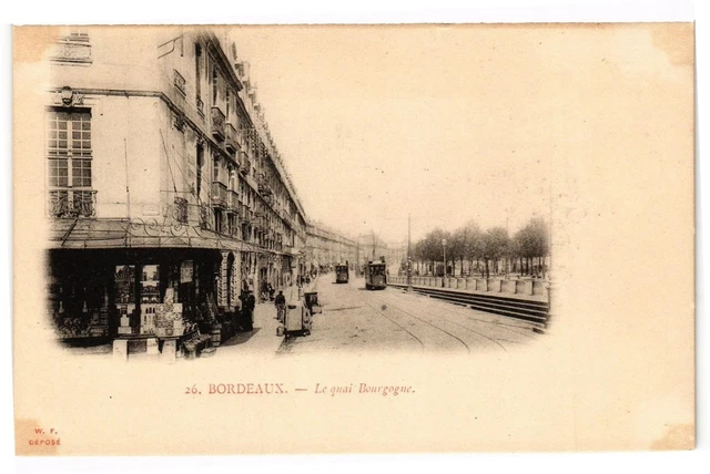 CPA AK BORDEAUX - Le quai burgne (192704)